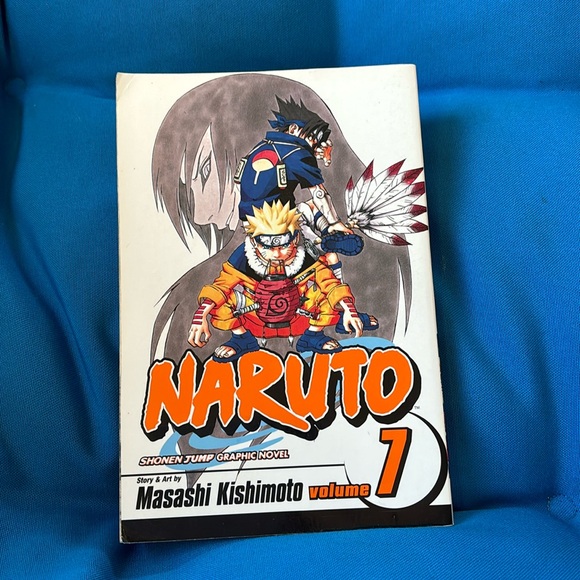 Naruto Comic Volume 7 Shonen Jump Rated T For Teens By Masashi Kishimato - Picture 1 of 8